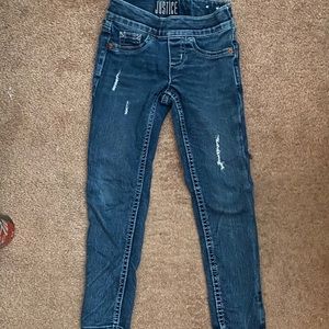 Justice size 6 slim jeans, excellent condition